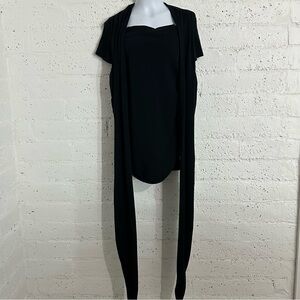 MOBY Bump and Beyond TShirt Baby Wrap Black Size 1 Cotton BM 13